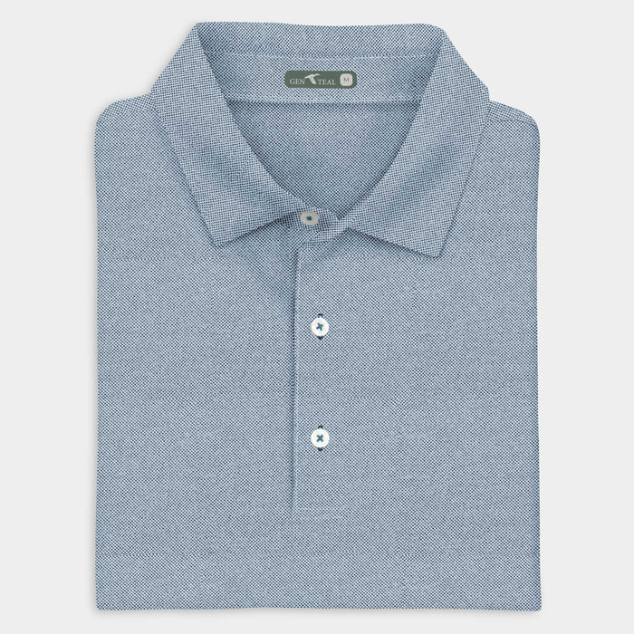 GenTeal - Navy Performance Pique Polo
