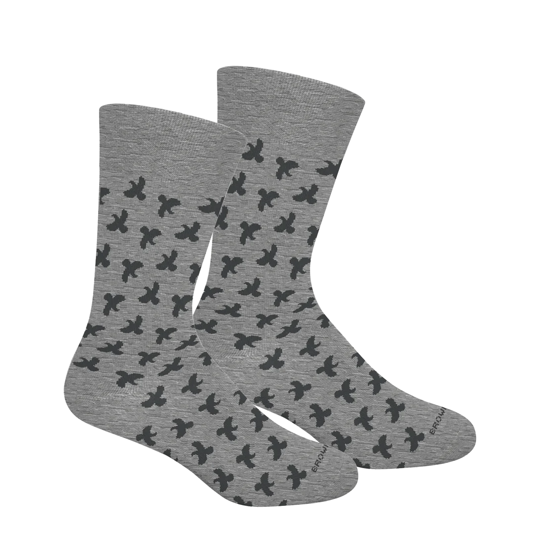 Brown Dog Sock Co. - Socks Miles Ridge Grey