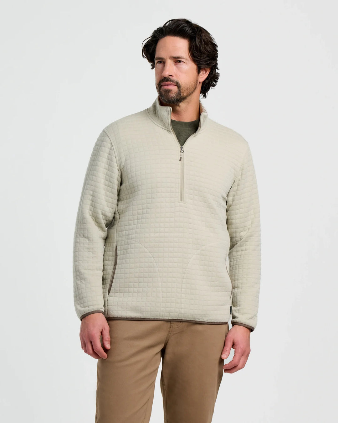 Free Fly - Downvalley 1/4 Zip Heather Sandstone