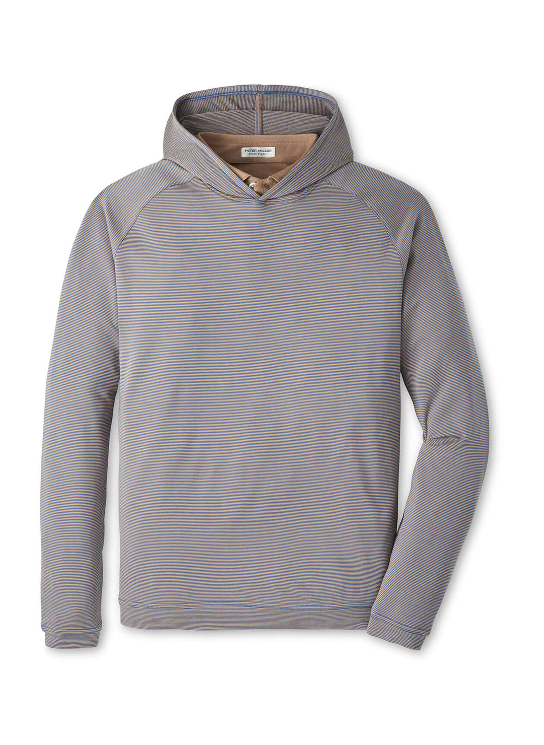 Peter Millar - Pine Sugar Stripe Hoodie Blue Haze