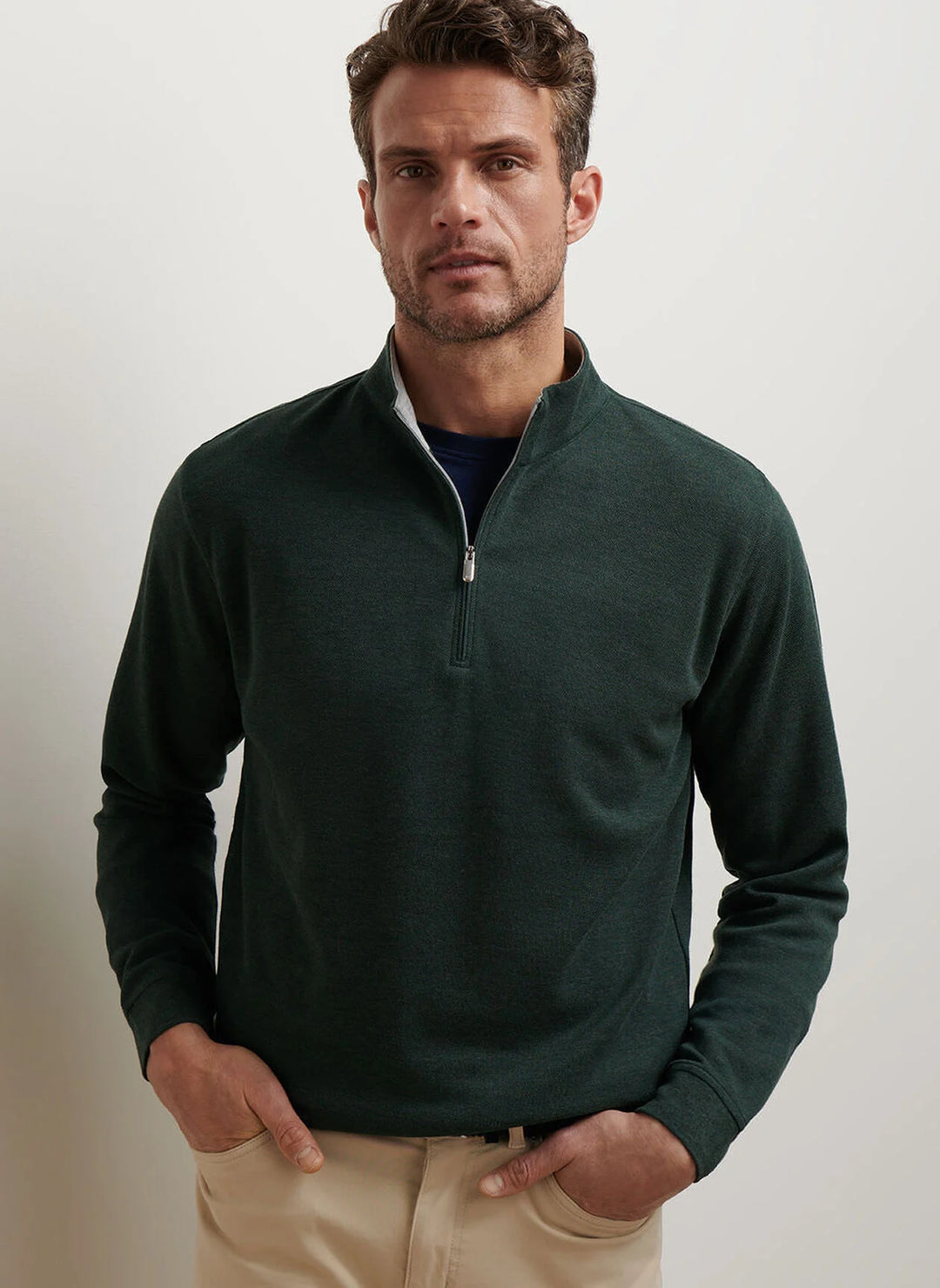 Peter Millar - Crown Comfort Pullover Deep Verdant