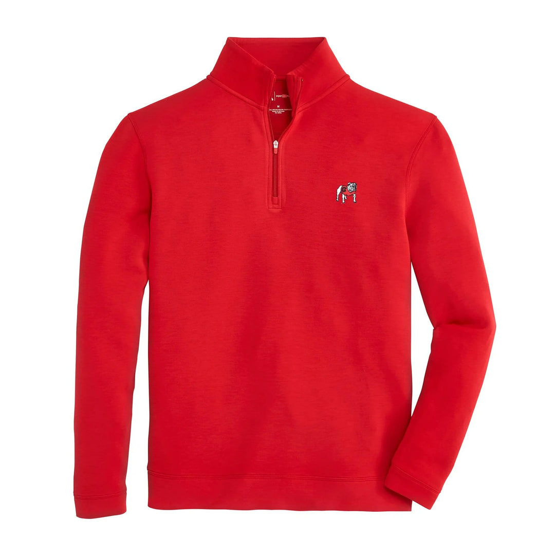 Onward Reserve - Yeager 1/4 Zip Standing Bulldog - Red