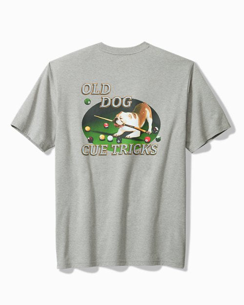 Tommy Bahama - Tee Old Dog Cue Tricks Gray Heather