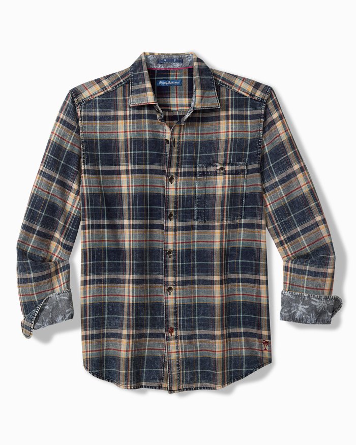 Tommy Bahama - Baranco Plaid Shirt Vintage Indigo