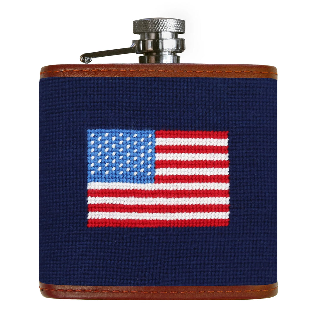 Smathers & Branson - American Flag Flask Dark Navy