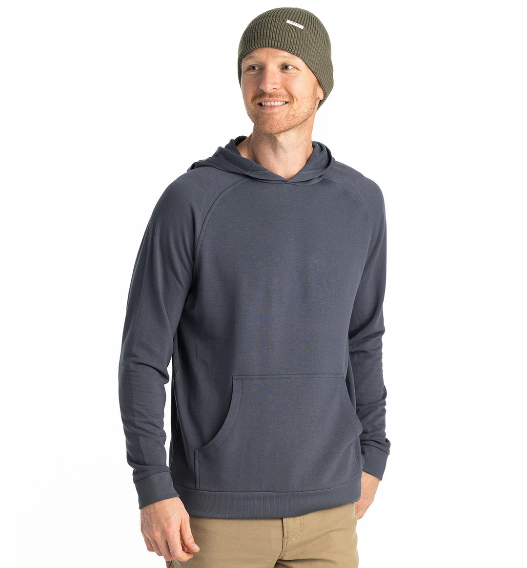 Free Fly - Lightweight Fleece Hoodie Stormcloud