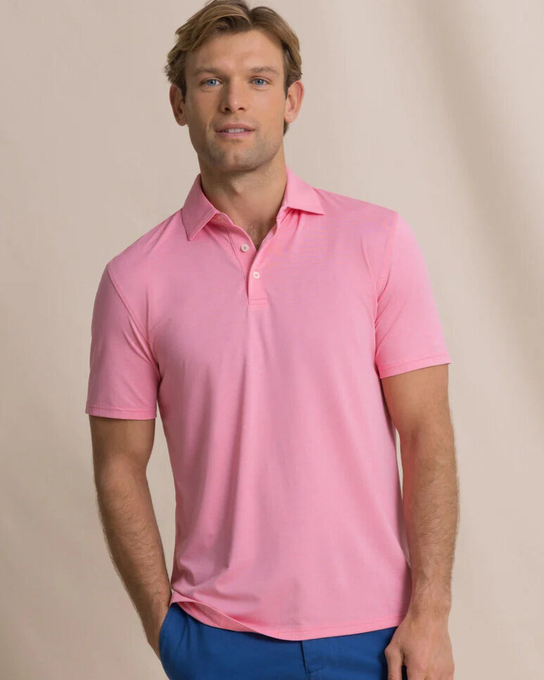 Southern Tide - Performance Polo Sea Pink