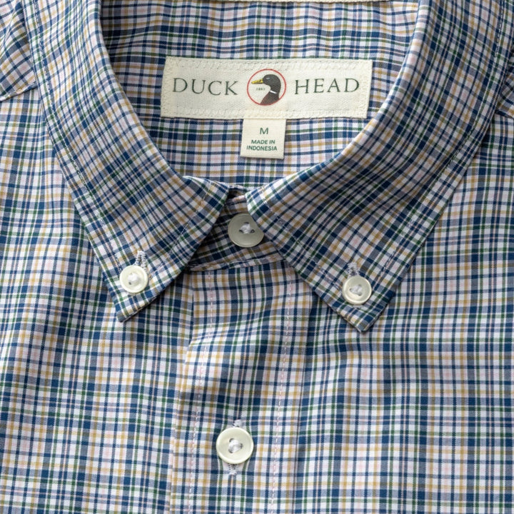 Duck Head - Winstead Plaid Shirt Navy Peony