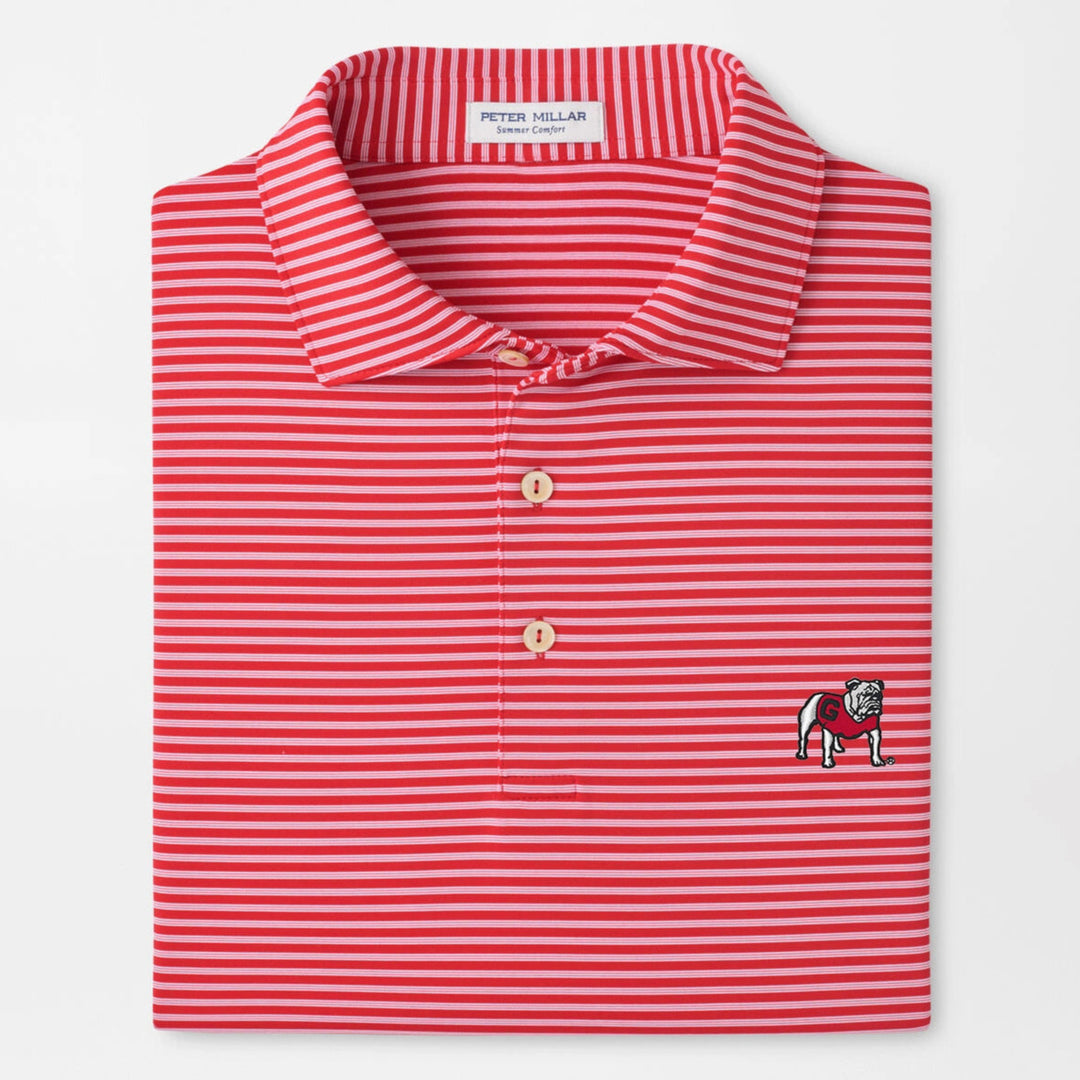 Peter Millar - UGA Tiebreaker Polo Red