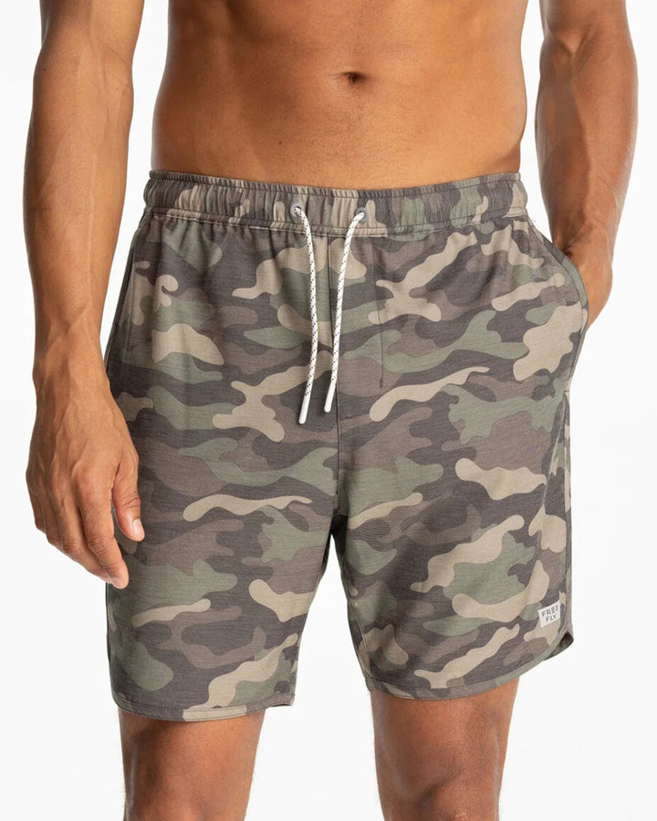 Free Fly - Reverb Shorts Woodland Camo