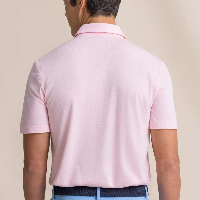 Southern Tide - Seaport Kinston Stripe Polo Orchid Pink