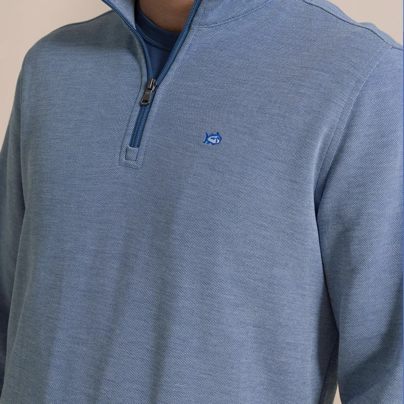 Southern Tide - Sandy Cove 1/4 Zip Nautical Blue