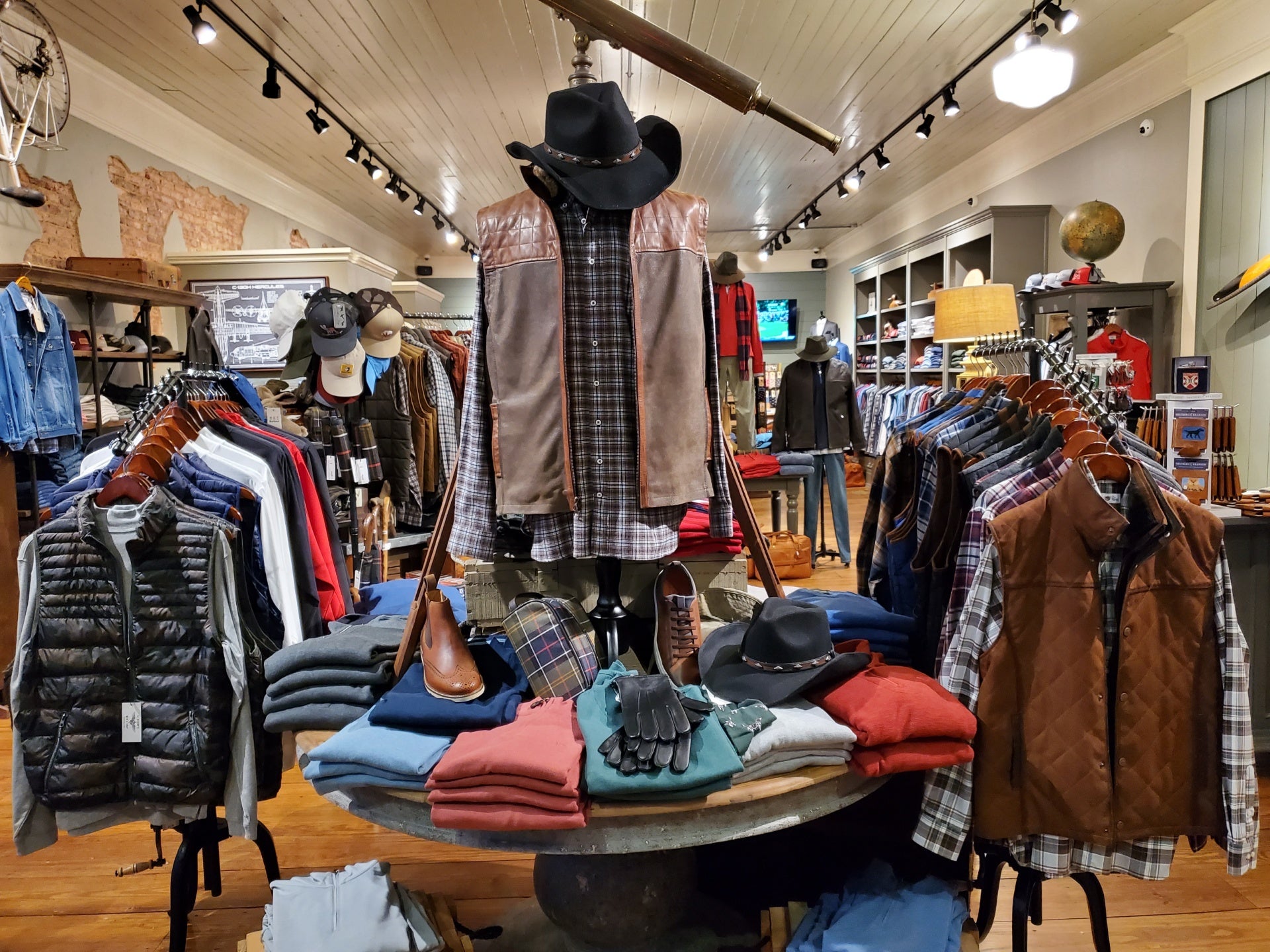Picture of merchandise inside TJ Bishop's Store 2