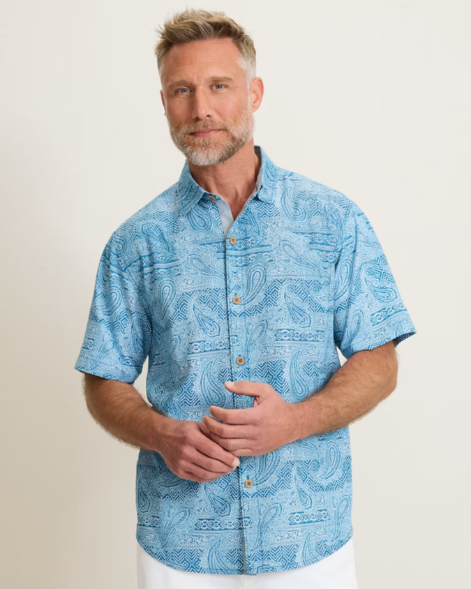 Tommy Bahama - Azul Falls Shirt Saxony Blue