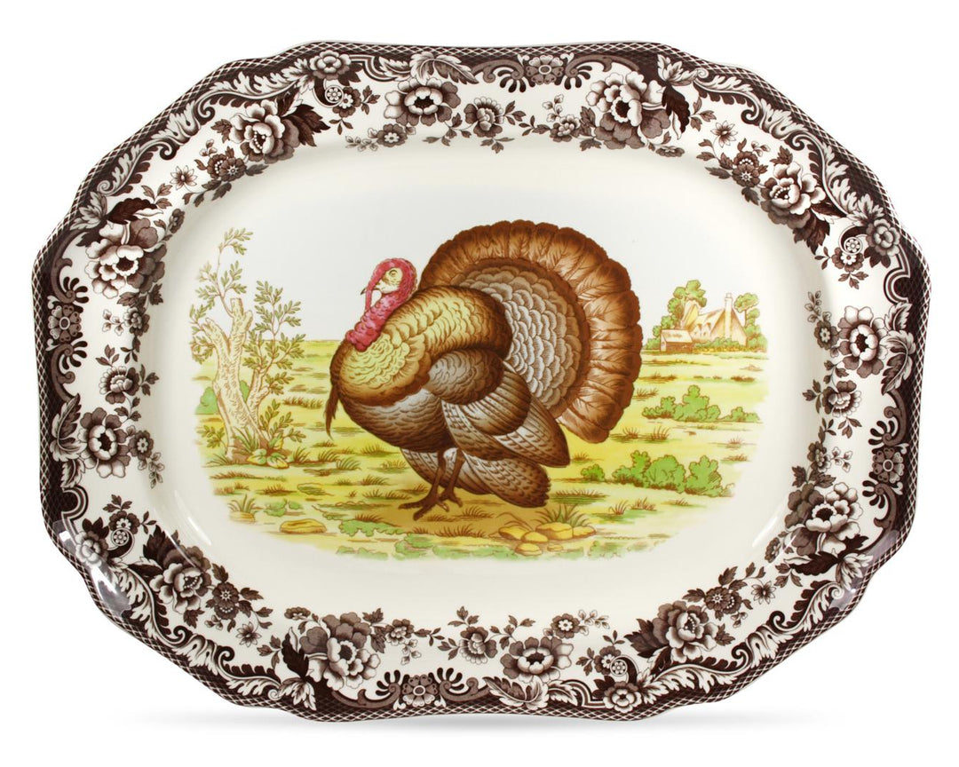 Spode - Octagonal Platter Turkey
