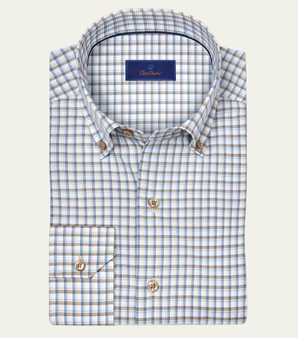 David Donahue - Casual Shirt Dune/Blue