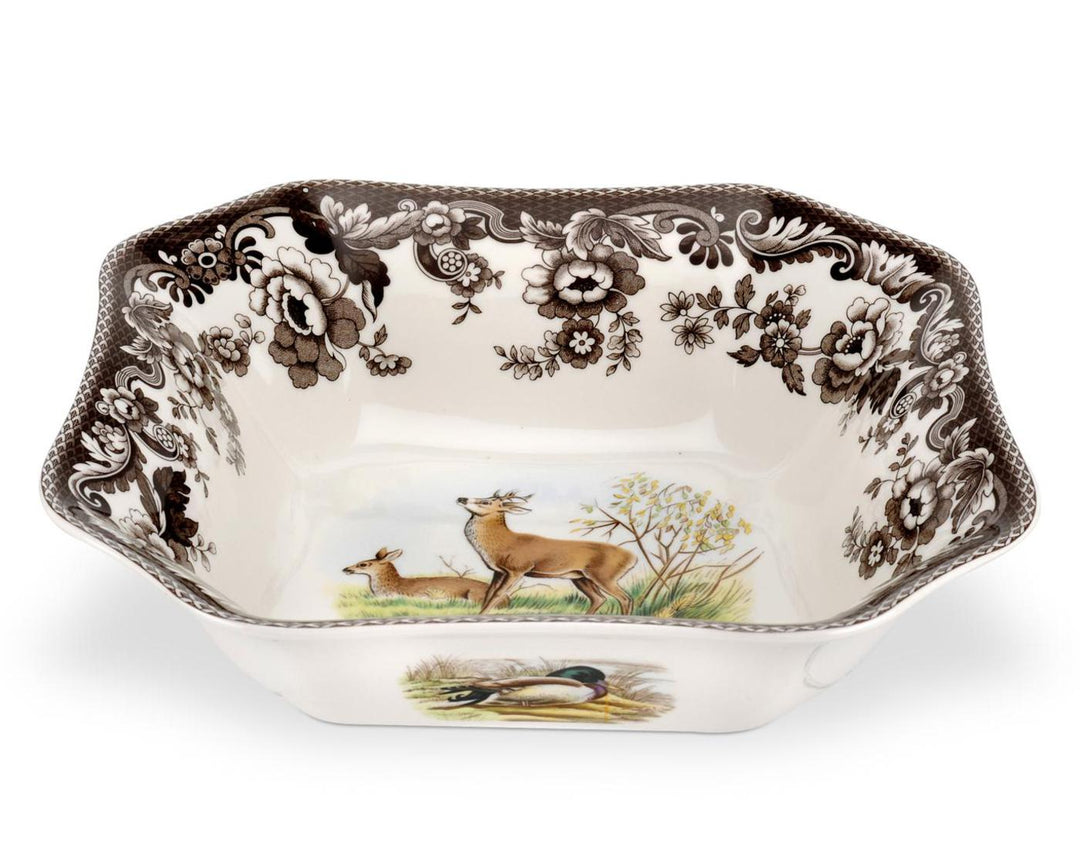 Spode - Square Bowl Deer