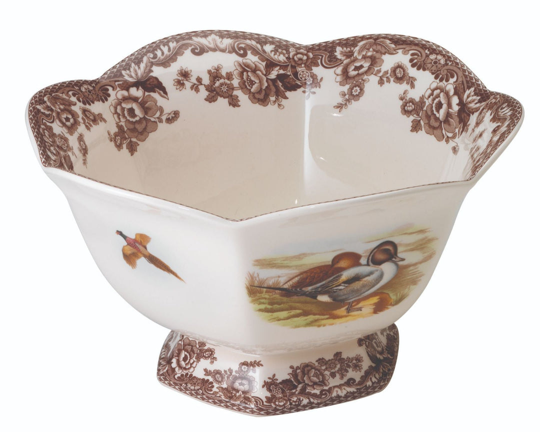 Spode - Hexagonal Footed Bowl