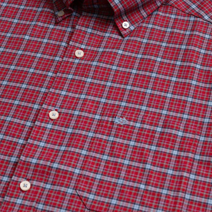 Southern Tide - Skipjack Sport Shirt Salsa Red