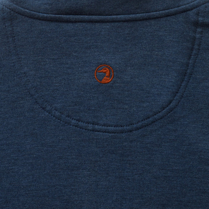 Duck Head - Dunmore 1/4 Zip Royal Navy Heather