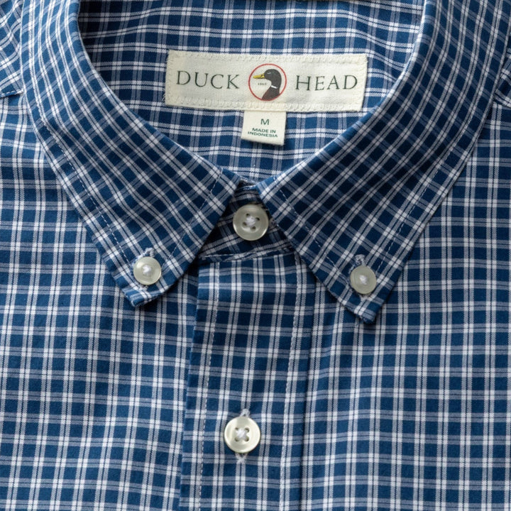 Duck Head - Bridger Plaid Shirt Navy Peony