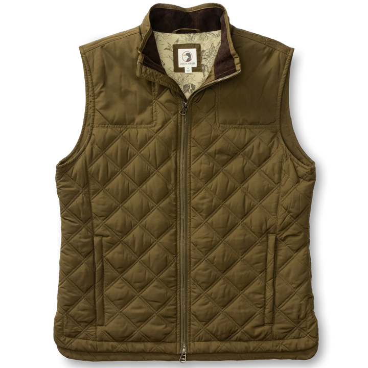 Duck Head - Fremont Vest Dark Olive