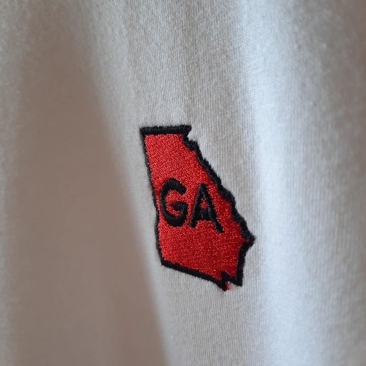 TJ Bishop's - State of GA T-shirt White