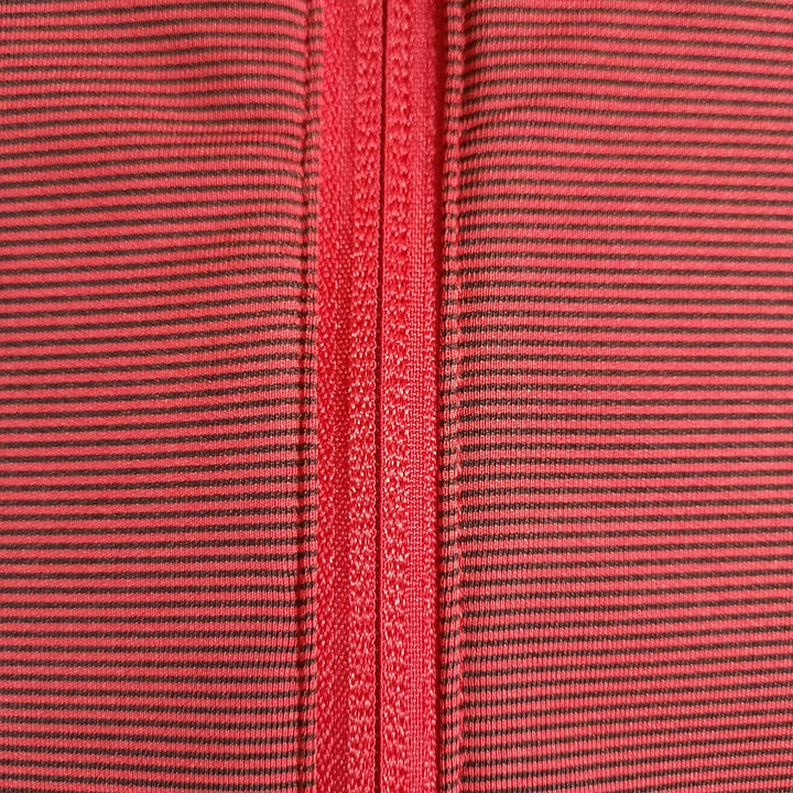 TJ Bishop's - Red and Black Stripe 1/4 Zip