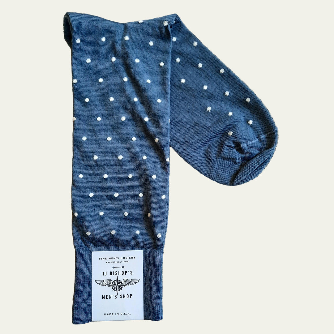 TJ Bishop's - Bay & Ash Dots Socks