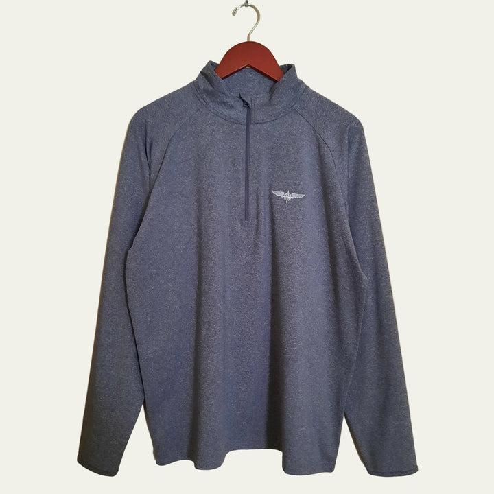TJ Bishop's - 1/4 Zip Charcoal