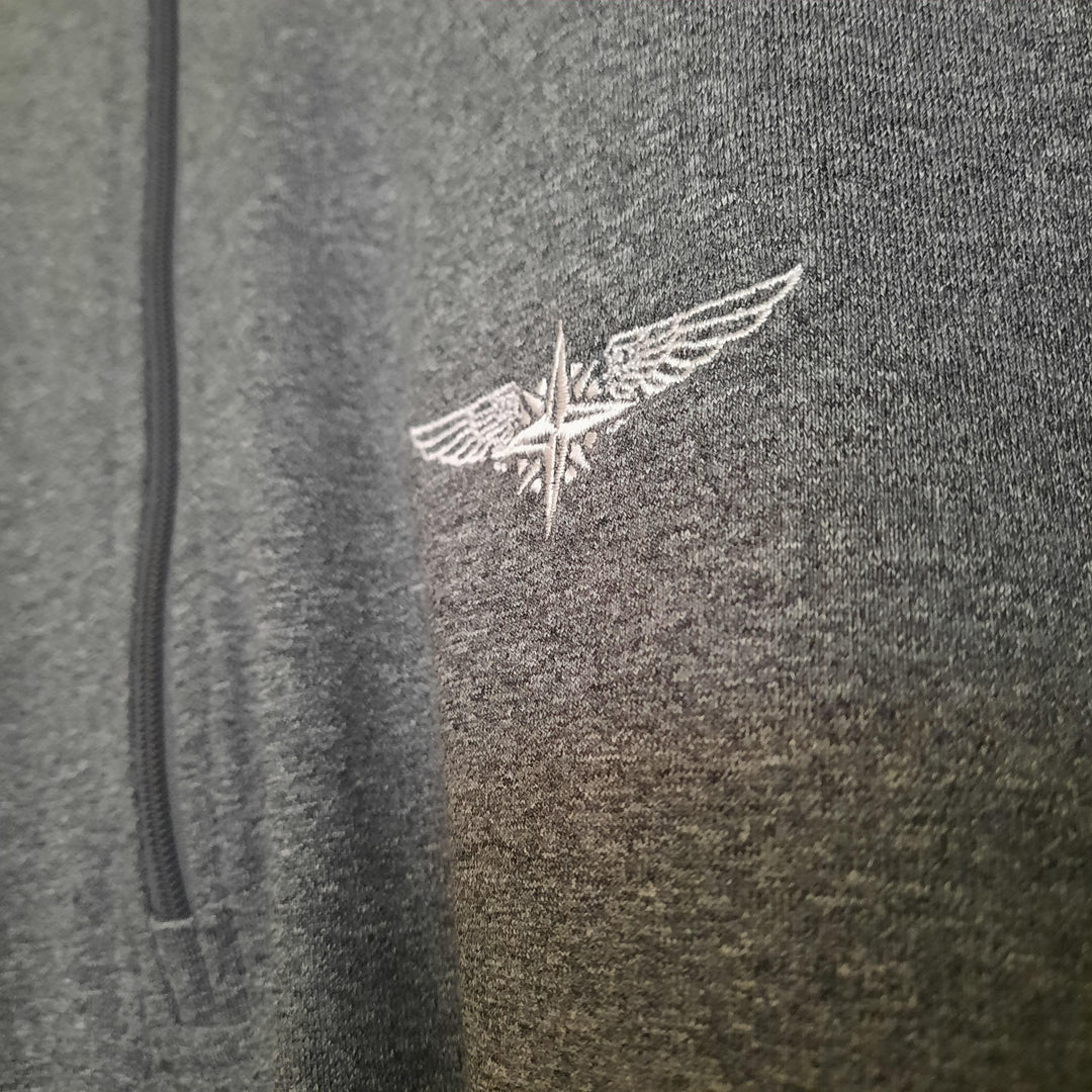 TJ Bishop's - 1/4 Zip Charcoal