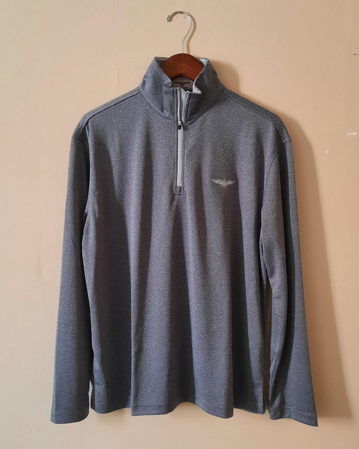 TJ Bishop's - Gray 1/4 Zip