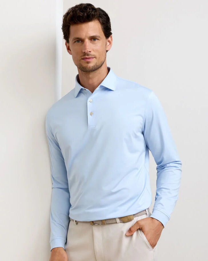 Peter Millar - Solid Polo Stream Blue