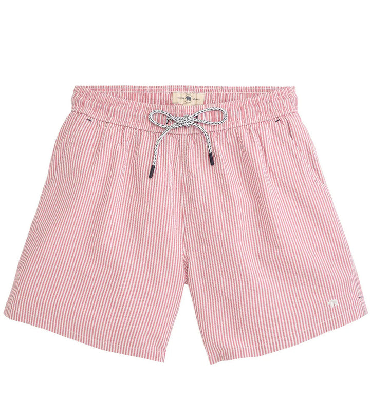 Onward Reserve - Coastal Seersucker Swim Trunk