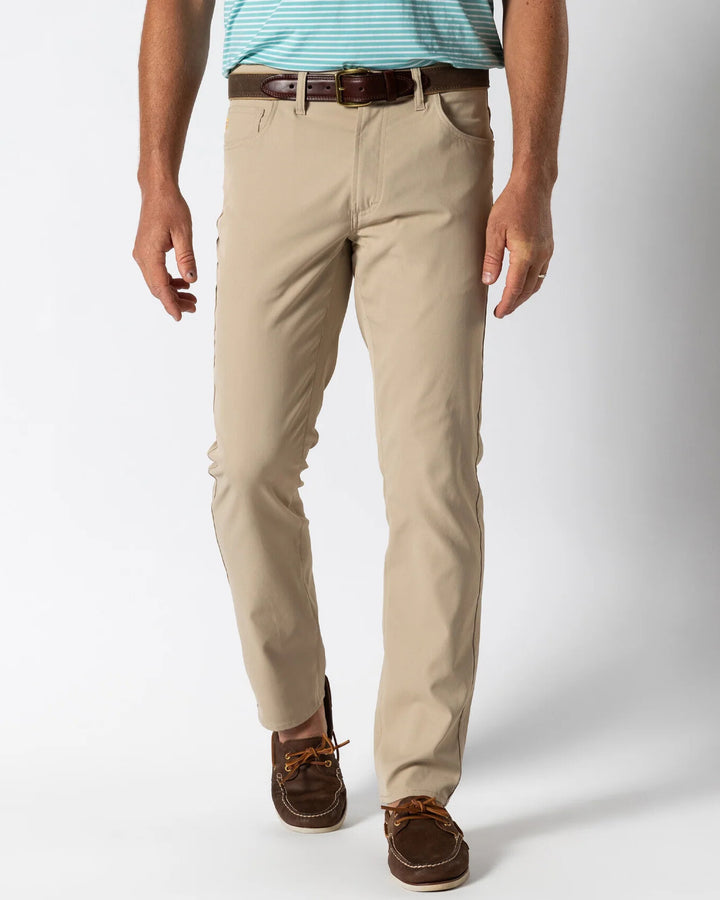 Duck Head - Khaki Long Drive Performance Five Pocket Pants