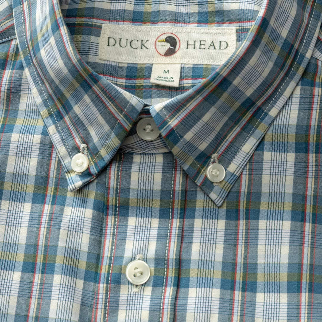 Duck Head - Eaton Plaid Shirt Sandrift Khaki