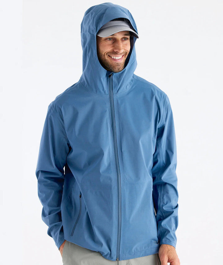 Free Fly - Cloudshield Rain Jacket Heron Blue