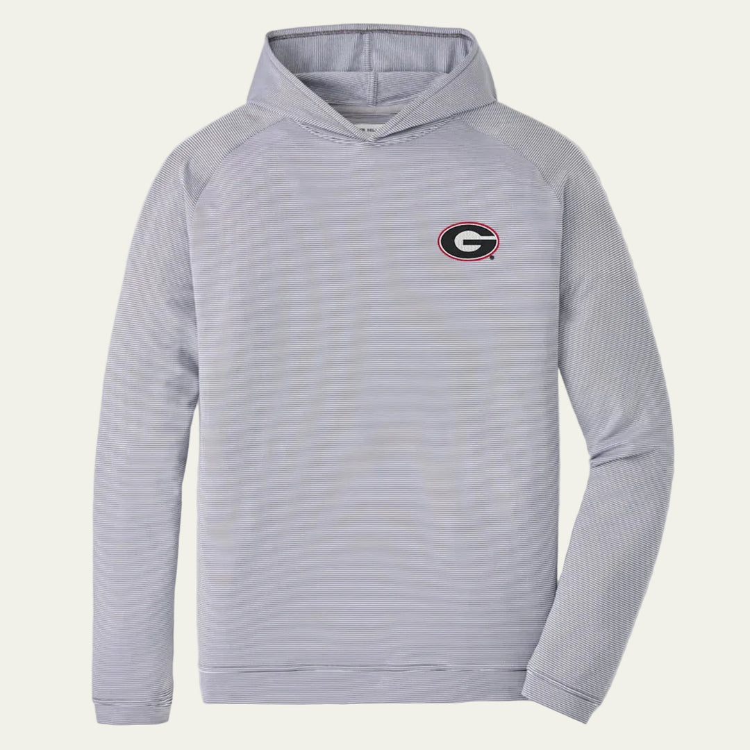 Peter Millar - UGA Pine Sugar Stripe Hoodie