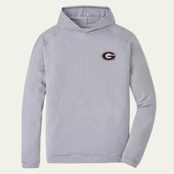 Peter Millar - UGA Pine Sugar Stripe Hoodie