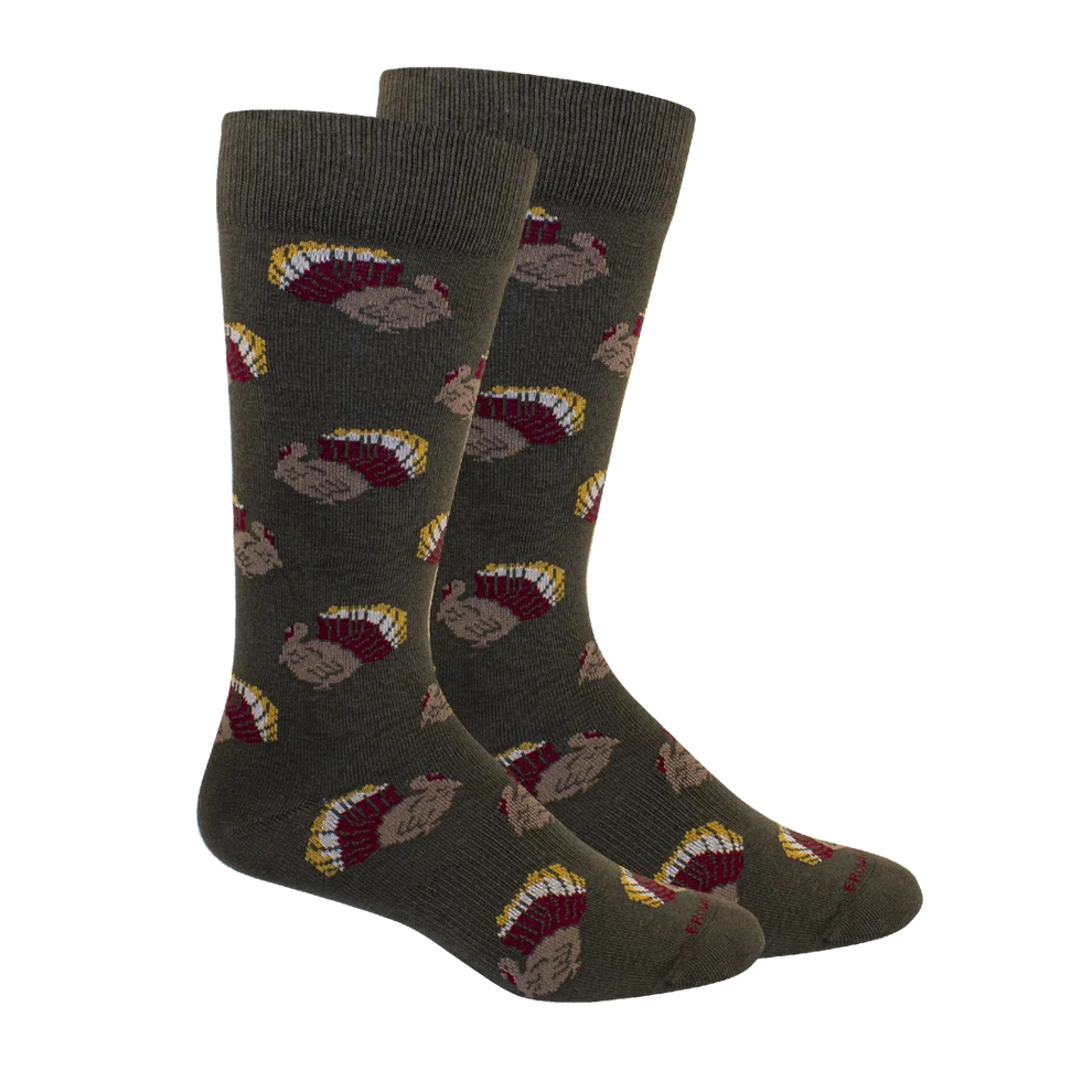 Brown Dog - Socks Turkey Shoot Sage