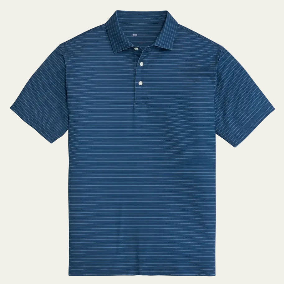 Onward Reserve - Atlantic Stripe Polo Ensign Blue