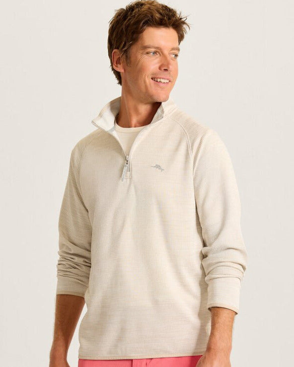 Tommy Bahama - Palm Pro 1/2 Zip Arctic Wind