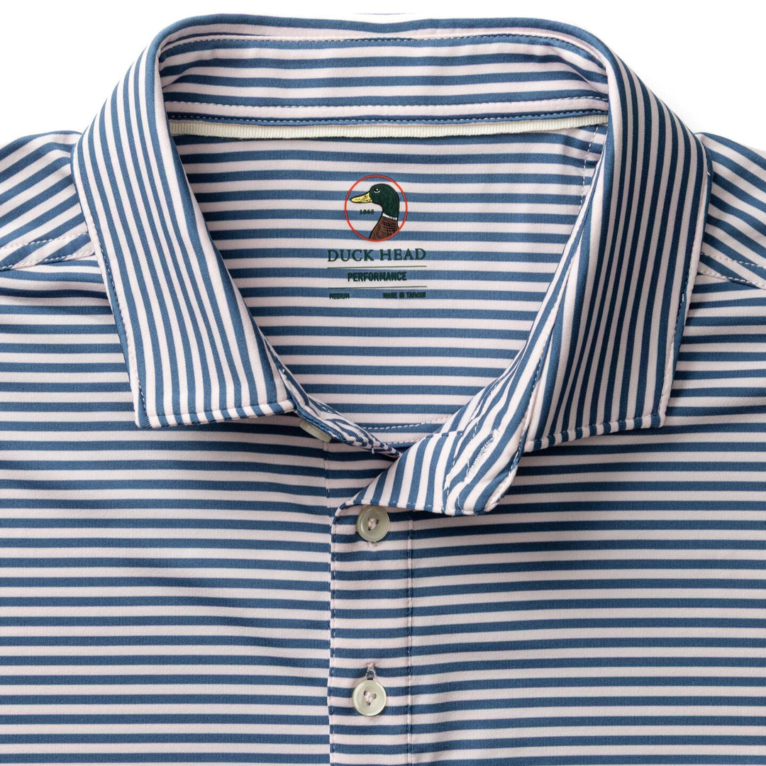 Duck Head - Long Drive Polo Blue Horizon