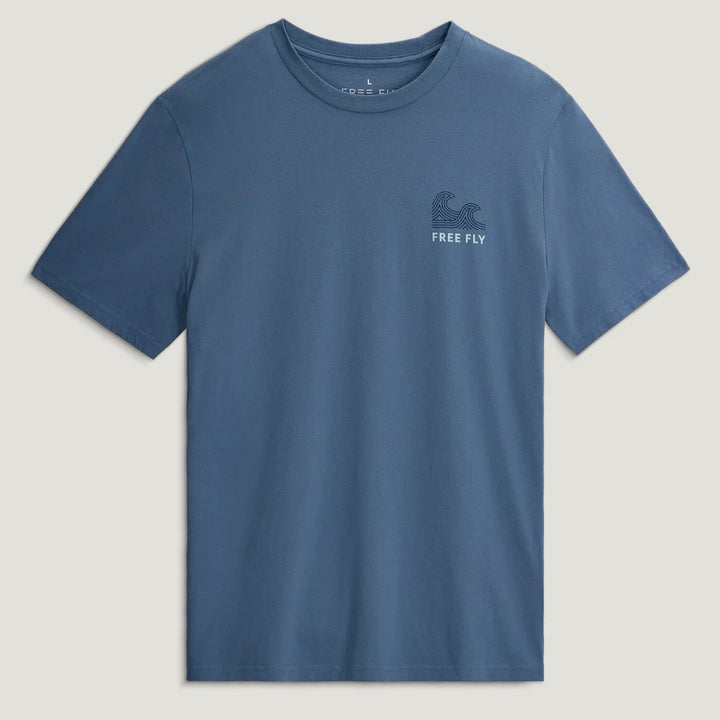 Free Fly - Beach Access T-Shirt Pacific Blue