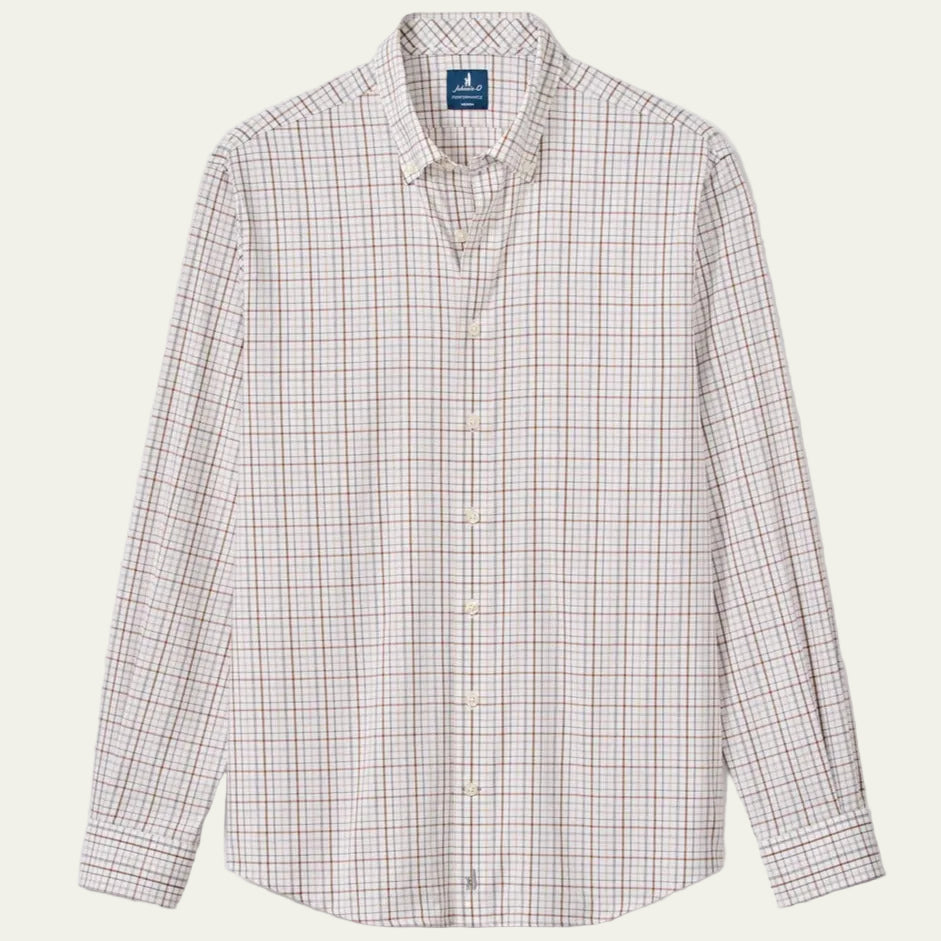 Johnnie-O - Sandlewood Pane Shirt