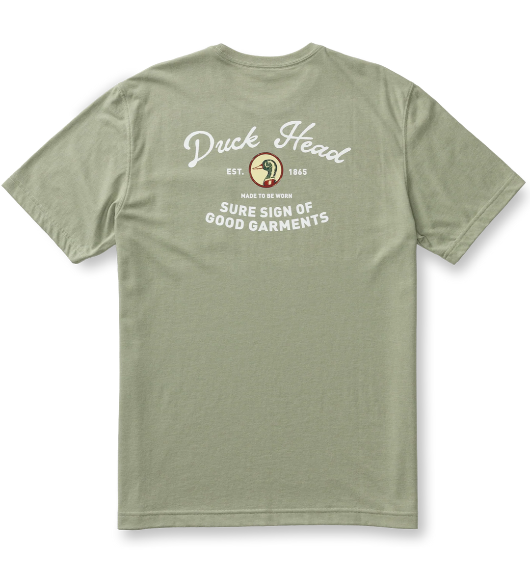 Duck Head - Vintage Graphic T-shirt Slate Green
