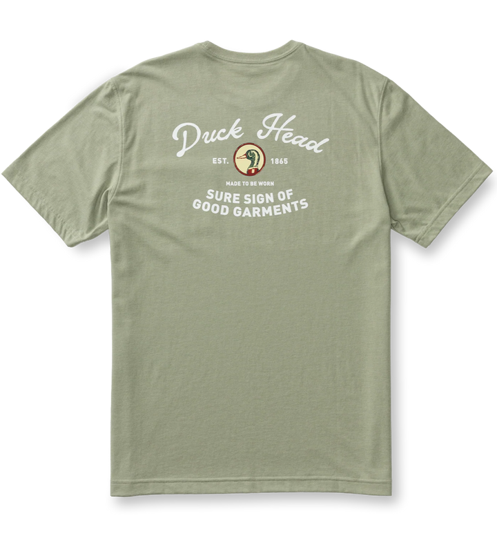 Duck Head - Vintage Graphic T-shirt Slate Green