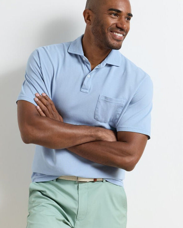 Peter Millar - Everyday Pique Polo Cottage Blue