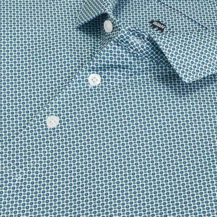 Onward Reserve - League Print Polo Ensign Blue