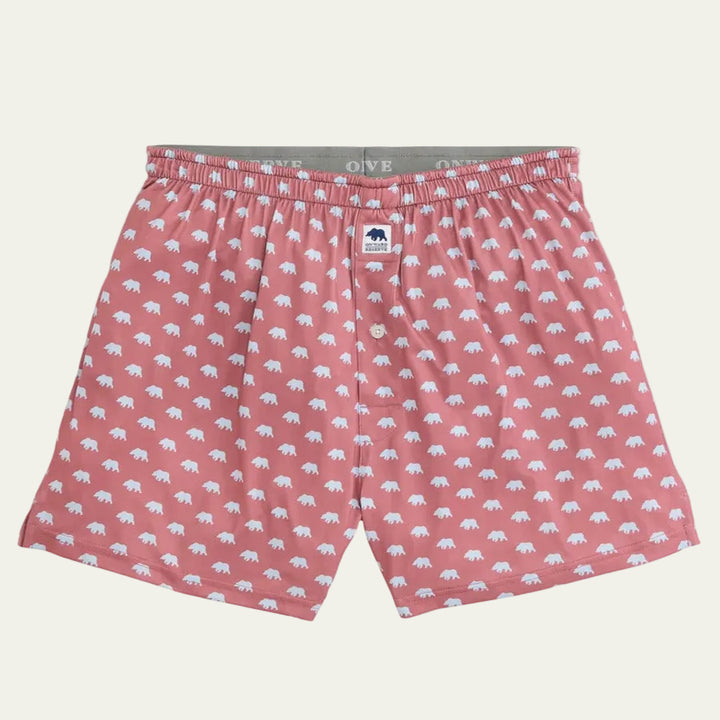 Onward Reserve - Bear Logo Boxers Withered Rose